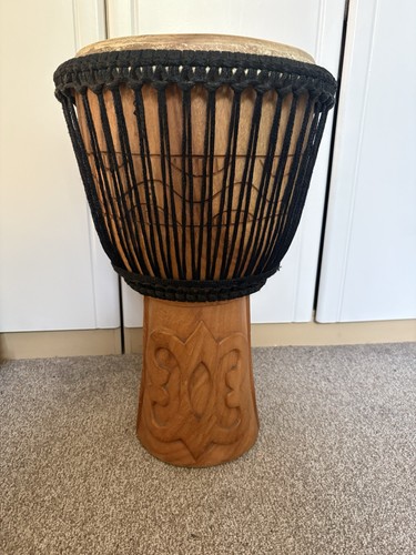 Hand carved african djembe - hand,