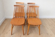 Set of 4 Ercol-Style Solid