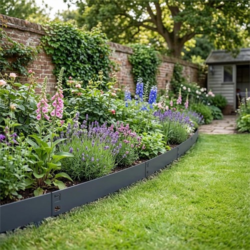 Metal garden border edging - border,