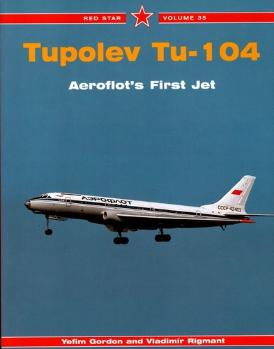 Tupolev 104 aeroflot s - tupolev, tu-104