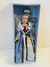 Catherine II Russia Porcelain Doll Collectible 8" Tall