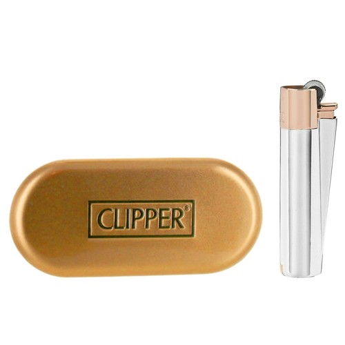 Clipper metal lighters - metal, jet