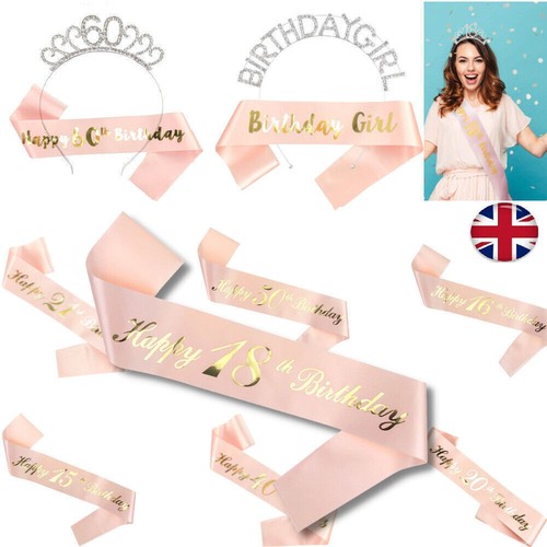Birthday crown sash and - birthday,