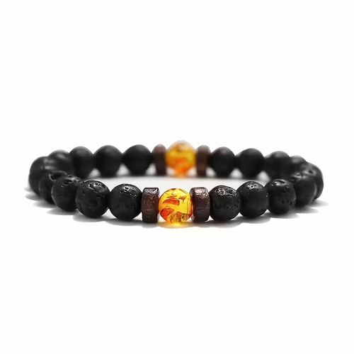 Men gemstone bracelet - gemstone, matt
