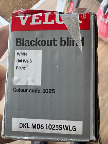 Velux blackout blind white 118 - velux,