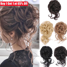 UK Curly Messy Bun Hair Piece