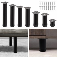 4PCS Adjustable Metal Furniture Legs Sofa Feet for Bed Cabinet Cupboard 5-25cm