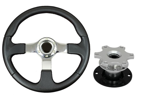 Chrome steering wheel - f2, +