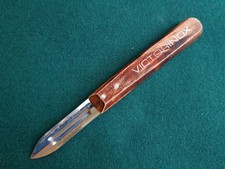 Vintage VICTORINOX Peeler Wooden Handle Kitchen Utensil Switzerland