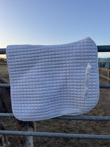 Kieffer saddle pad large white - saddle,