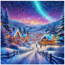 Printed Cross Stitch Kit 11 ct