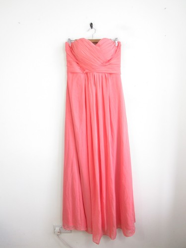 Wedding dress pink strapless - wedding,