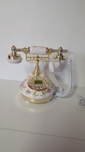 Vintage home phone floral - vintage,