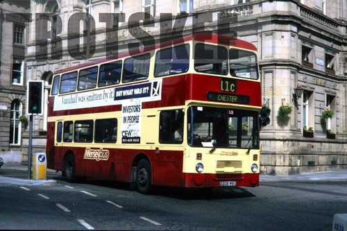 35mm slide merseybus leyland - 35mm,