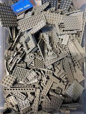 LEGO® 100 Dark Bluish Gray Bricks - Dark Bluish Gray - Tiles, Basic, Plates Gray