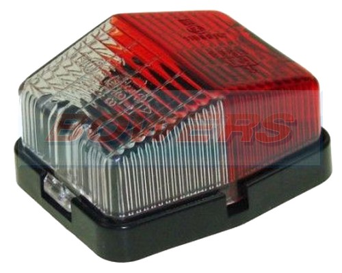 Jokon red white square side - square,
