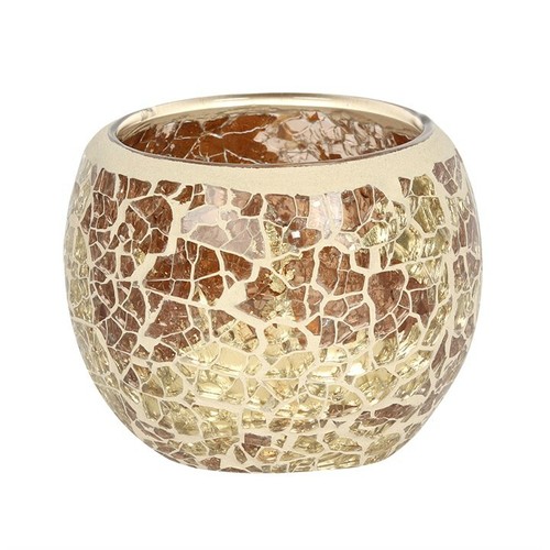 Silver gold red crackle - gold,