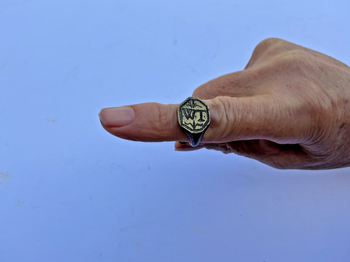 Antique signet ring seal - signet, seal/pipe