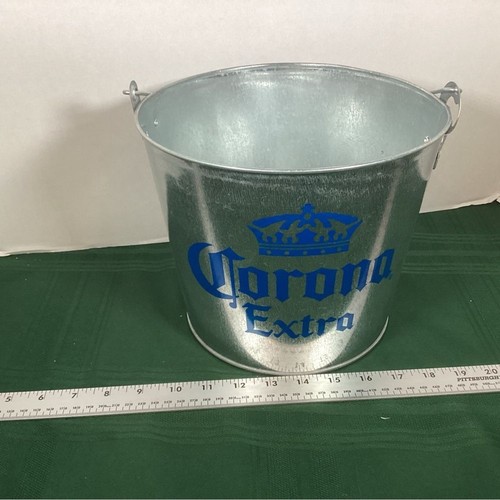 Corona extra silver ice bucket - silver,