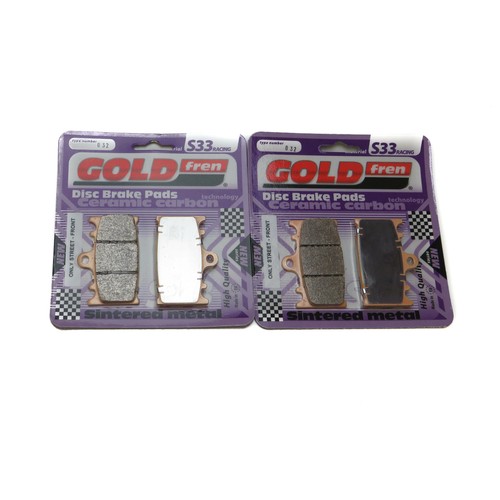 Goldfren s33 brake pads - s33, front