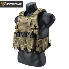 IDOGEAR Gilet tattico FCSK 3.0 FERRO custodia Mag anteriore piastra a sgancio MC