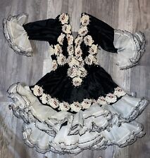 Beautiful Vtg.  Handmade Irish Step Solo Dance Dress Dublin Celtic Folk Costume