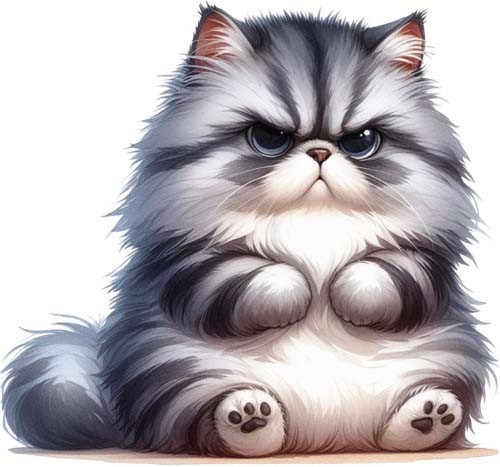 Funny grumpy kitten cat wall - funny,