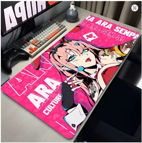 Anime girl computer - girl, mat