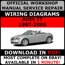 OFFICIAL WORKSHOP Repair MANUAL for AUDI TT 1997-2006 WIRING