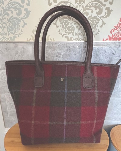 Joules red multi - red, bag
