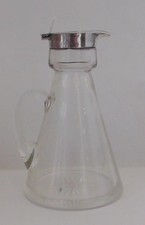 Silver Cut Glass Whisky Noggin/Jug/Tot dates Birmingham 1913