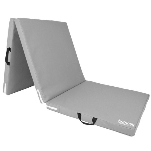 Tri folding yoga exercise mat - yoga,