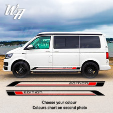 SIDE STRIPE For VW T3 T4 T5 T6 TRANSPORTER  STICKERS CAMPER VAN DECALS SWB