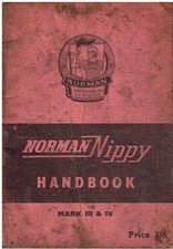 NORMAN NIPPY MkIII & MkIV MOPED ORIGINAL 1961 MAINTENANCE & INSTRUCTION BOOK
