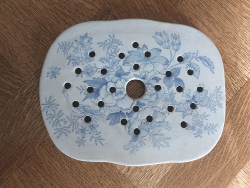 Antique blue and white small - antique,