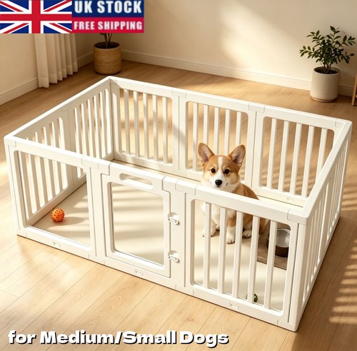 Clear acrylic dog playpen cage - playpen,