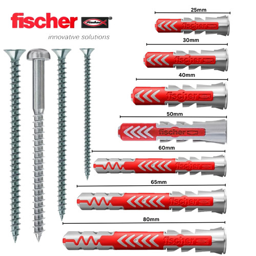 Fischer duopower wall plugs - plugs, |