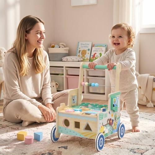 Wooden baby walker for - walker,