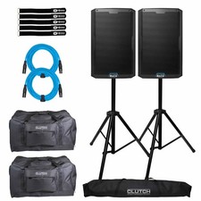 Alto Pro TS415 15" 2-Way Powered Active DJ PA Speaker w Bluetooth Pair & Stands