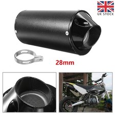 28mm Exhaust Pipe Muffler Motorcycle Quad Dirt Pit Bike ATV 90/110/12 /150cc UK
