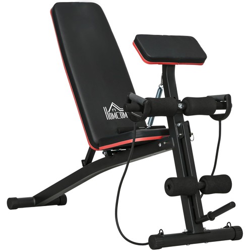 Foldable weight bench with leg - bench,
