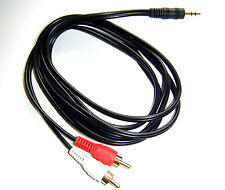 3.5mm Jack to 2 x RCA Phono