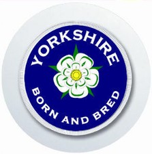 YORKSHIRE BORN AND BRED CAR TAX DISC HOLDER REUSABLE PARKING PERMIT HOLDER