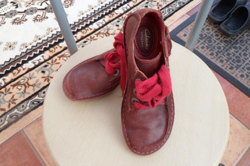 Clarks artisan funny - funny, red