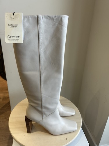 Mango women cream leather - cream,