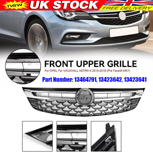 Chrome front bumper - chrome, grill