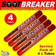 4 SOOTBREAKER OIL SOLID FUEL BOILER SERVICE CLEANING DE-SOOTING DEPOSIT REMOVERS