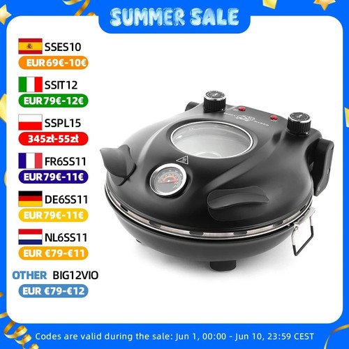Electric pizza oven maker - pizza,