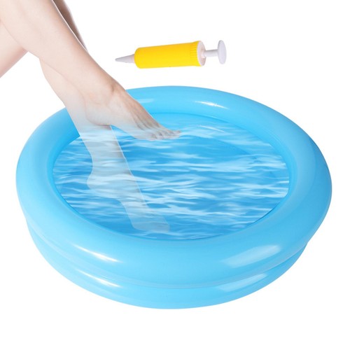 Inflatable pool foot bath - foot,