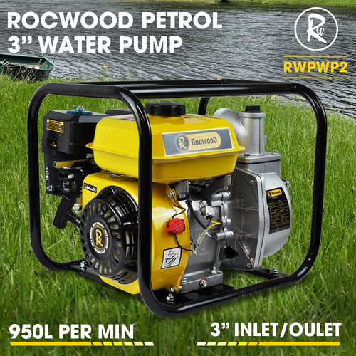 Petrol water pump - petrol, 6.5hp